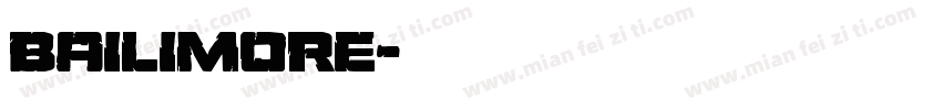 bailimore字体转换