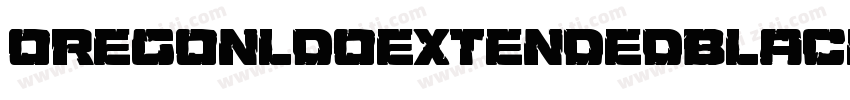 oregonldoextendedblack字体转换