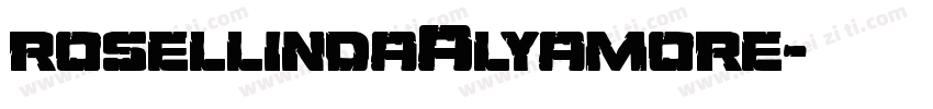 rosellindaAlyamore字体转换