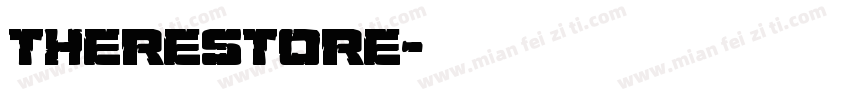 therestore字体转换