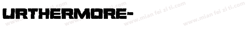 urthermore字体转换