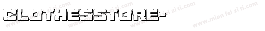 clothesstore字体转换