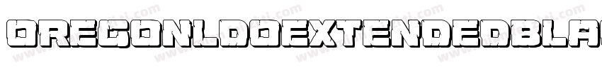 oregonldoextendedblack字体转换