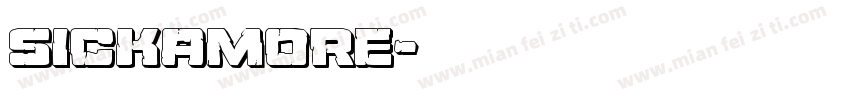 sickamore字体转换