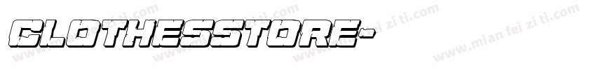 clothesstore字体转换