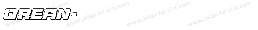 orean字体转换