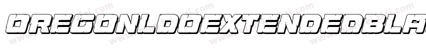 oregonldoextendedblack字体转换