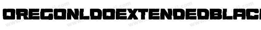 oregonldoextendedblack字体转换