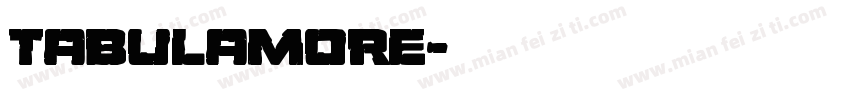 tabulamore字体转换