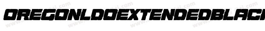 oregonldoextendedblack字体转换
