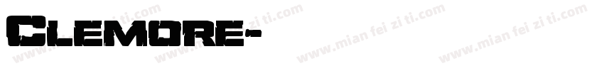 Clemore字体转换