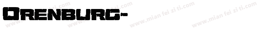 Orenburg字体转换