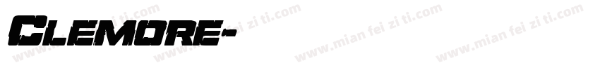 Clemore字体转换
