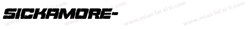 sickamore字体转换