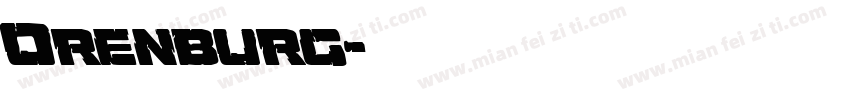 Orenburg字体转换