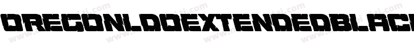 oregonldoextendedblack字体转换