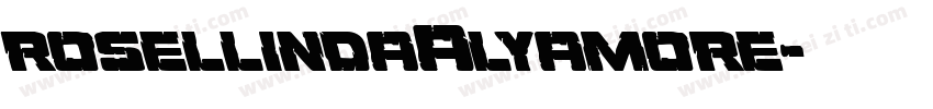 rosellindaAlyamore字体转换