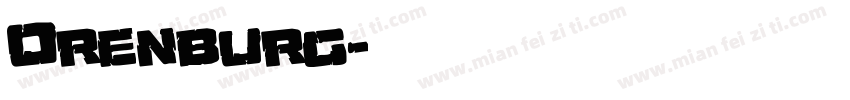 Orenburg字体转换