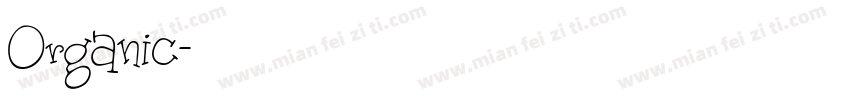 Organic字体转换