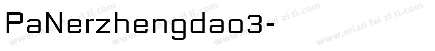 PaNerzhengdao3字体转换