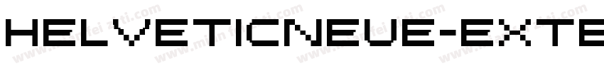 HelveticNeue-Extende字体转换