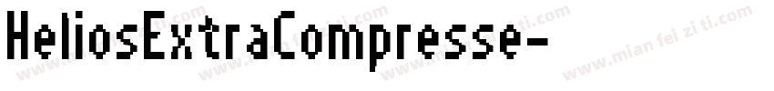 HeliosExtraCompresse字体转换