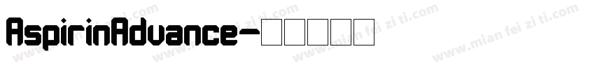 AspirinAdvance字体转换