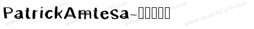 PatrickAmtesa字体转换