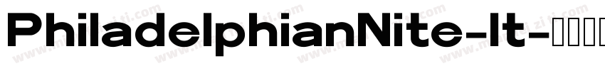 PhiladelphianNite-It字体转换