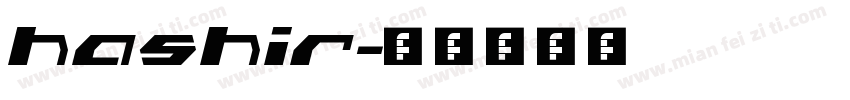 Hashir字体转换