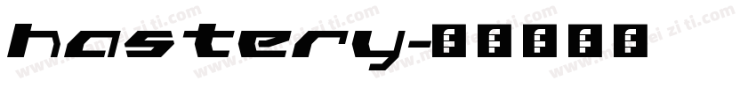 Hastery字体转换