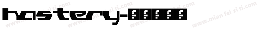 Hastery字体转换