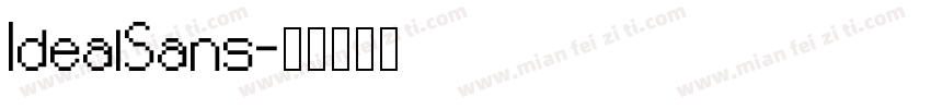 IdealSans字体转换