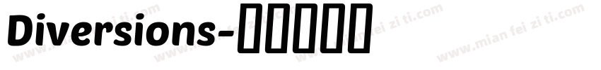 Diversions字体转换