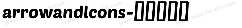 arrowandlcons字体转换