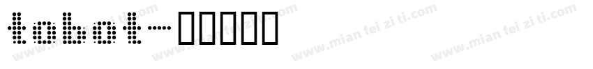 tobot字体转换