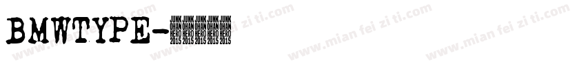 BMWTYPE字体转换