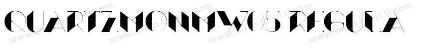 QuartzMonMW05-Regula字体转换