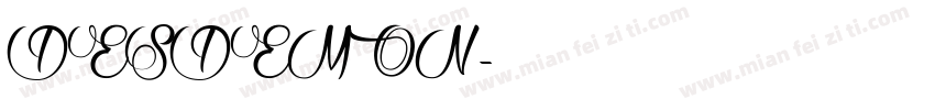 DESDEMON字体转换