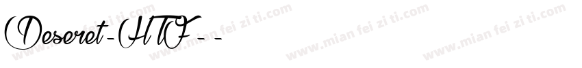 Deseret-HTF-字体转换