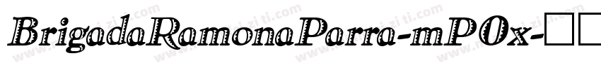 BrigadaRamonaParra-mP0x字体转换