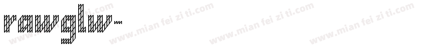 rawglw字体转换