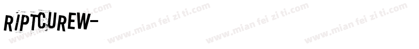 riptcurew字体转换