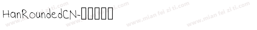 HanRoundedCN字体转换