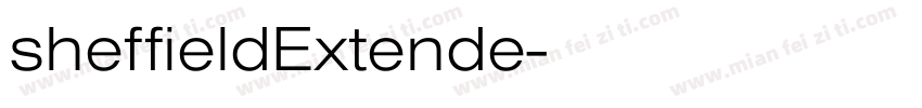 sheffieldExtende字体转换