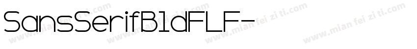 SansSerifBldFLF字体转换