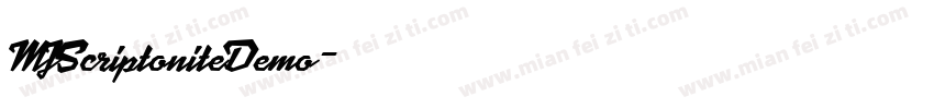 MJScriptoniteDemo字体转换