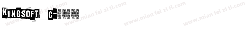 Kingsoft_C字体转换