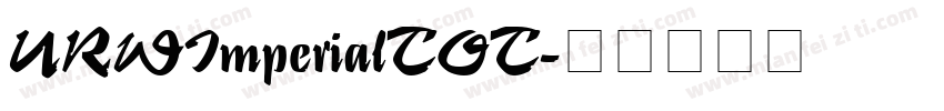 URWImperialTOT字体转换
