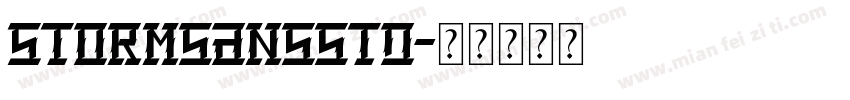 StormSansStd字体转换